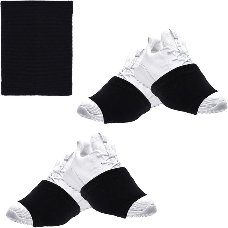 LUSTRIB 2 Pair Dance Socks Over Shoes, Dance Shoe Socks Anti-Slip on Smooth Floors, Dance Shoe Covers Over Sneaker for Dancers Women, Ballet Equipment for Turns & Spins, Dance Accessories - Image 1